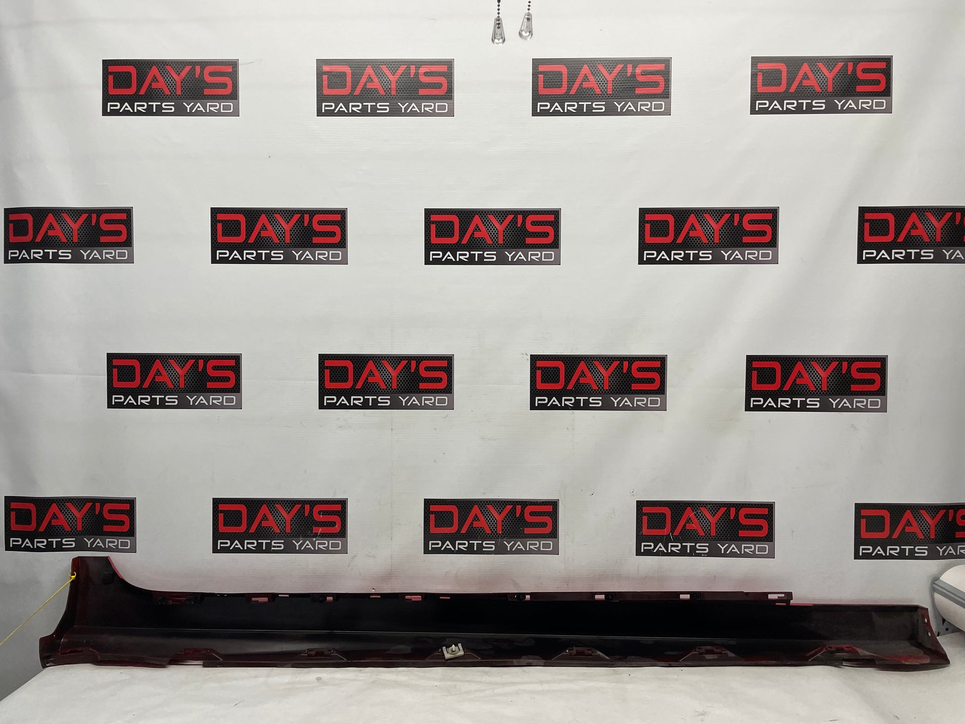 2009 Pontiac G8 LH Driver Rocker Molding Side Skirt Panel Red OEM - Day's Parts Yard