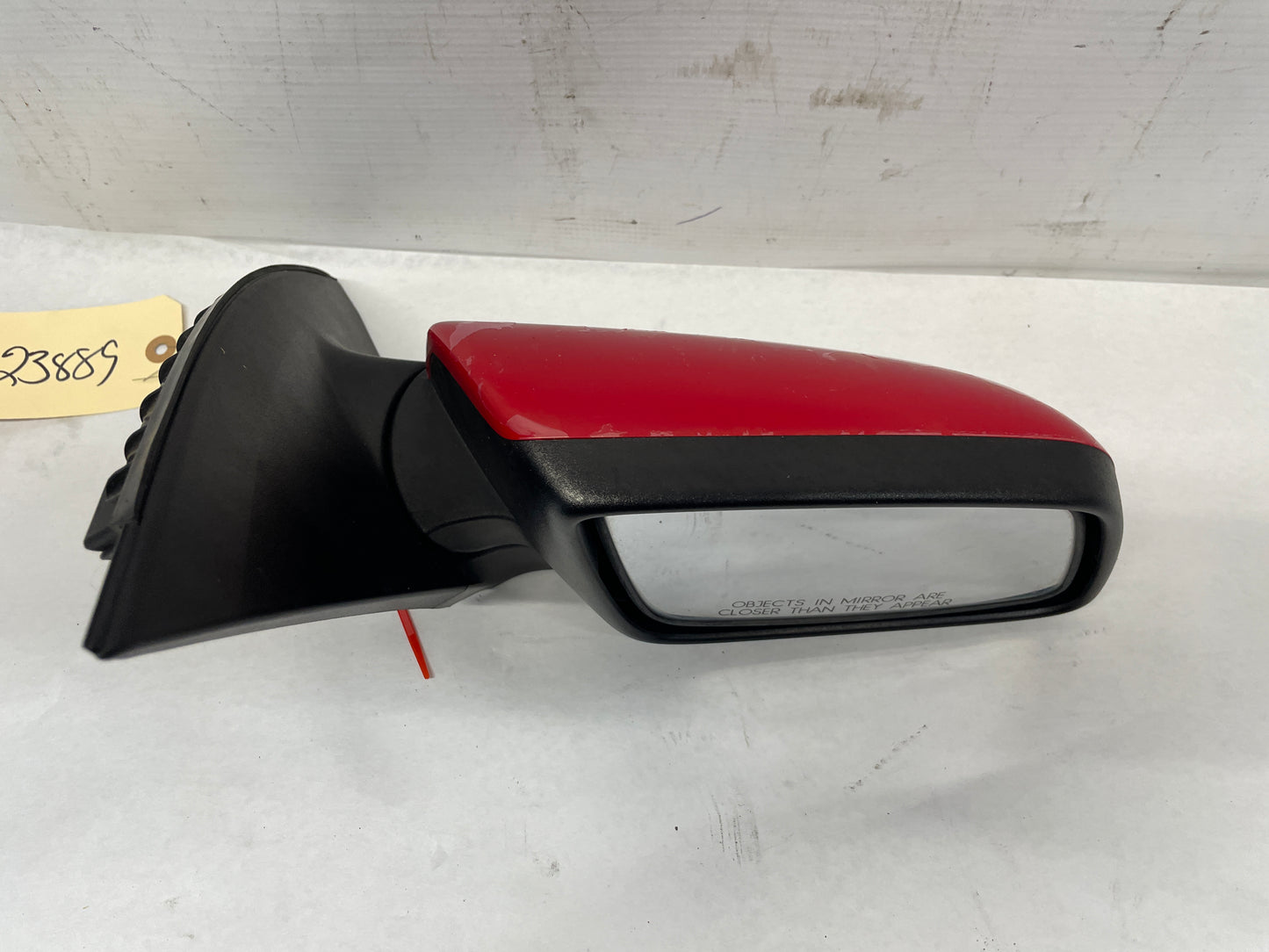 2008 Pontiac G8 GT RH Passenger Exterior Outside Door Mirror Red OEM - Day's Parts Yard