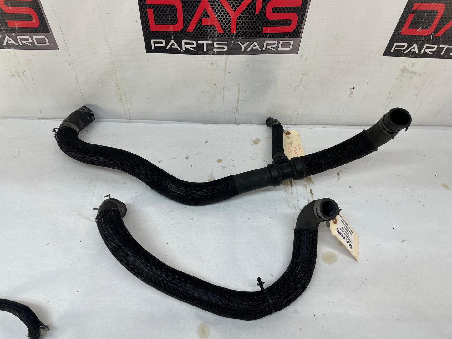 2009 Cadillac CTS-V Sedan Upper and Lower Radiator Coolant Lines Hoses Tubes OEM - Day's Parts Yard