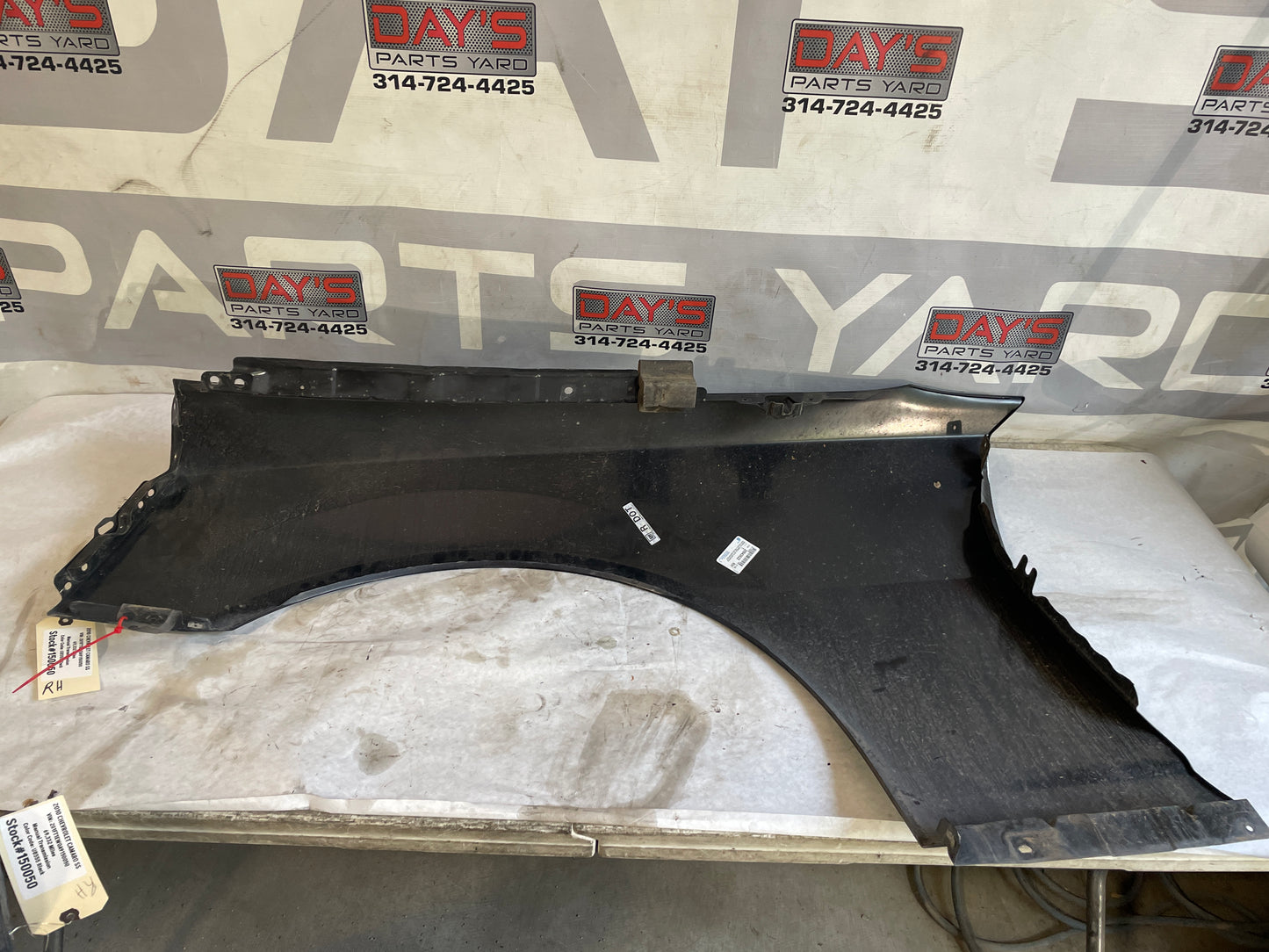 2010 Chevy Camaro SS Front RH Passenger Fender OEM - Day's Parts Yard