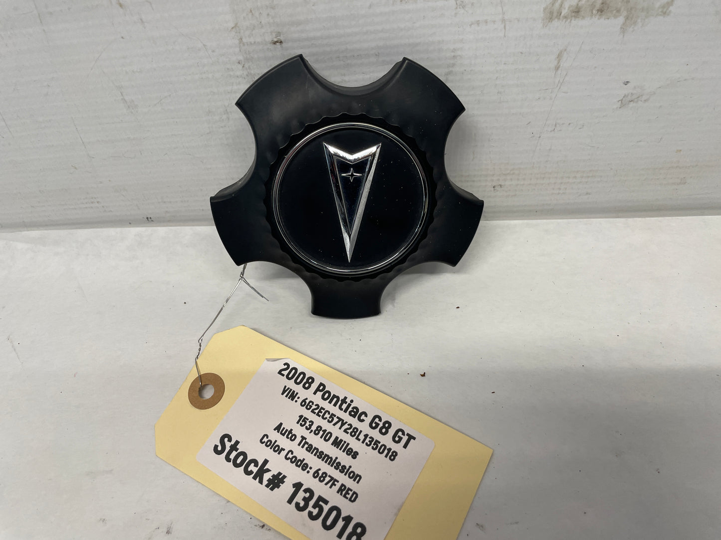2008 Pontiac G8 GT Wheel Center Cap OEM - Day's Parts Yard