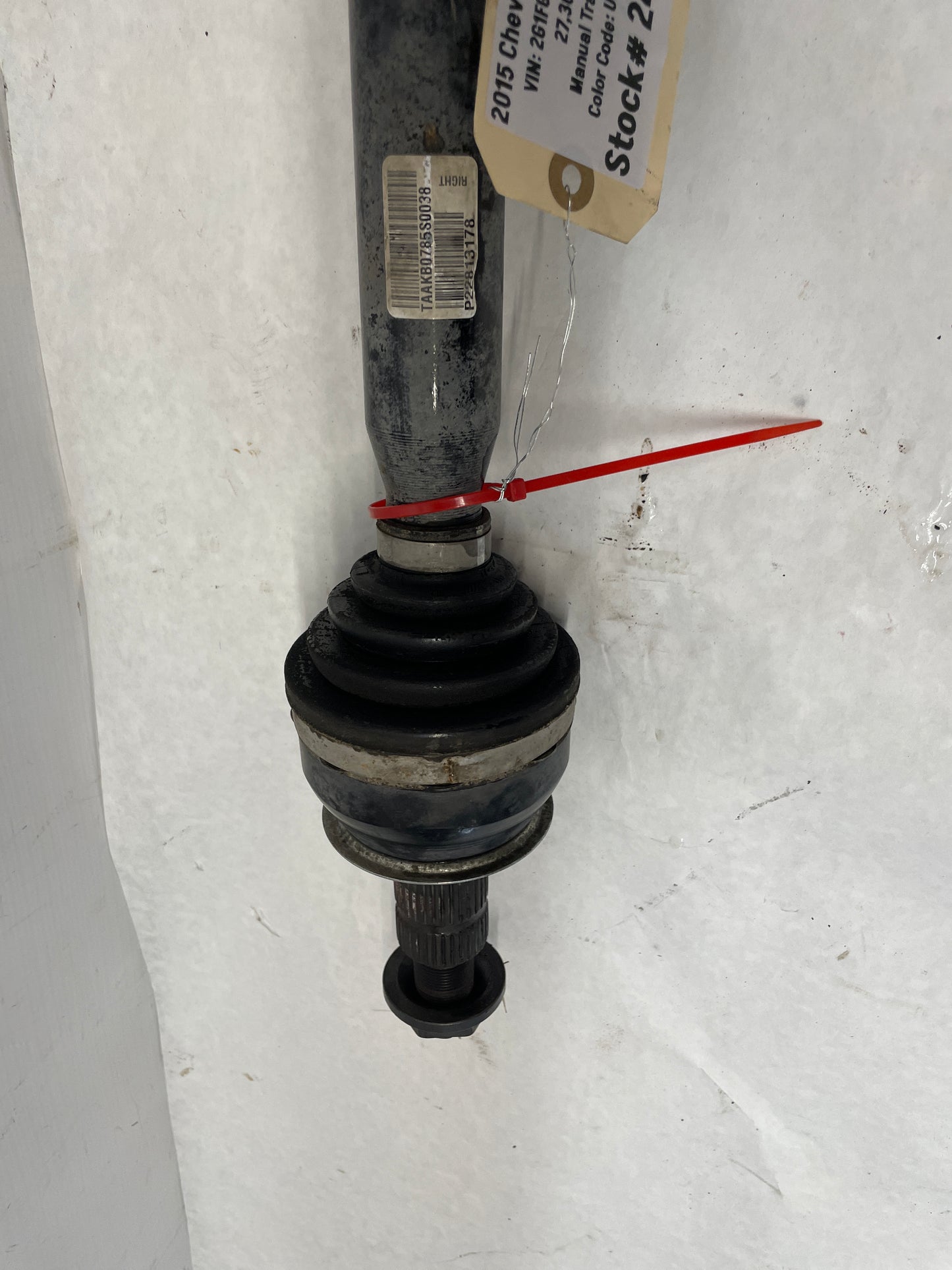 2015 Chevy Camaro SS RH Passenger CV Axle Half Shaft OEM