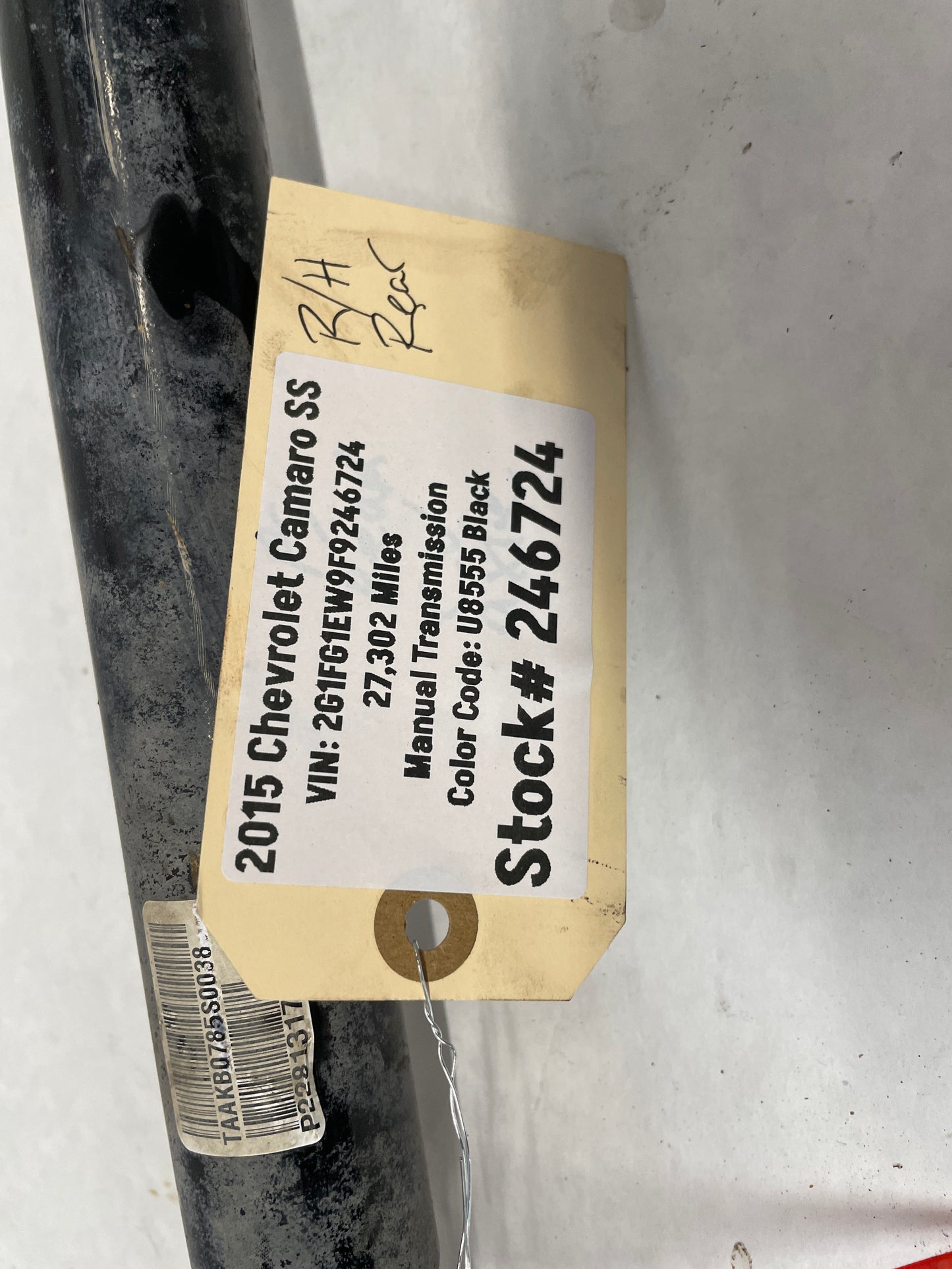 2015 Chevy Camaro SS RH Passenger CV Axle Half Shaft OEM