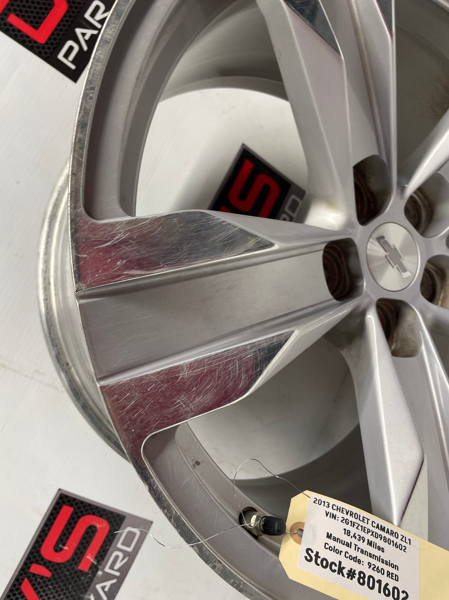 2013 Chevy Camaro ZL1 Rear ZL1 Wheel 20X11 OEM - Day's Parts Yard
