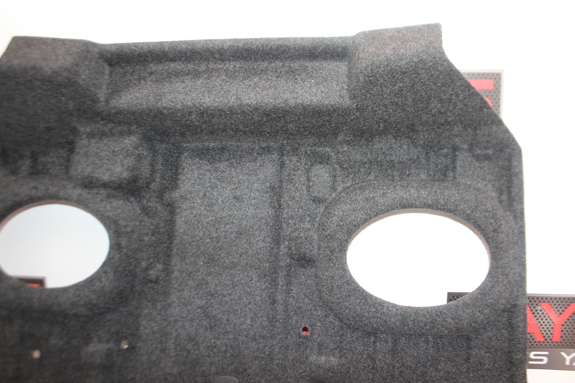 2018 Cadillac CTS-V Trunk Upper Deck Speaker Cover Carpet Trim OEM - Day's Parts Yard