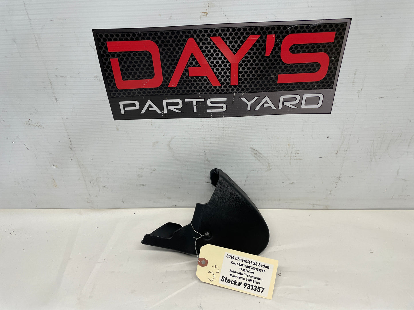 2014 Chevy SS Sedan LH Driver Seat Bolt Cover Trim Panel OEM - Day's Parts Yard