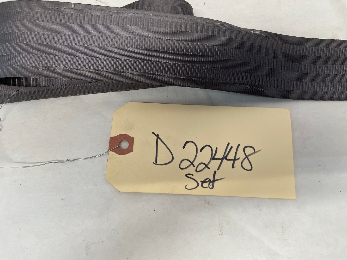 1999 Chevy Camaro Z28 SS Convertible Front Seatbelts Seat Belts Retractors Buckles Grey Gray OEM - Day's Parts Yard