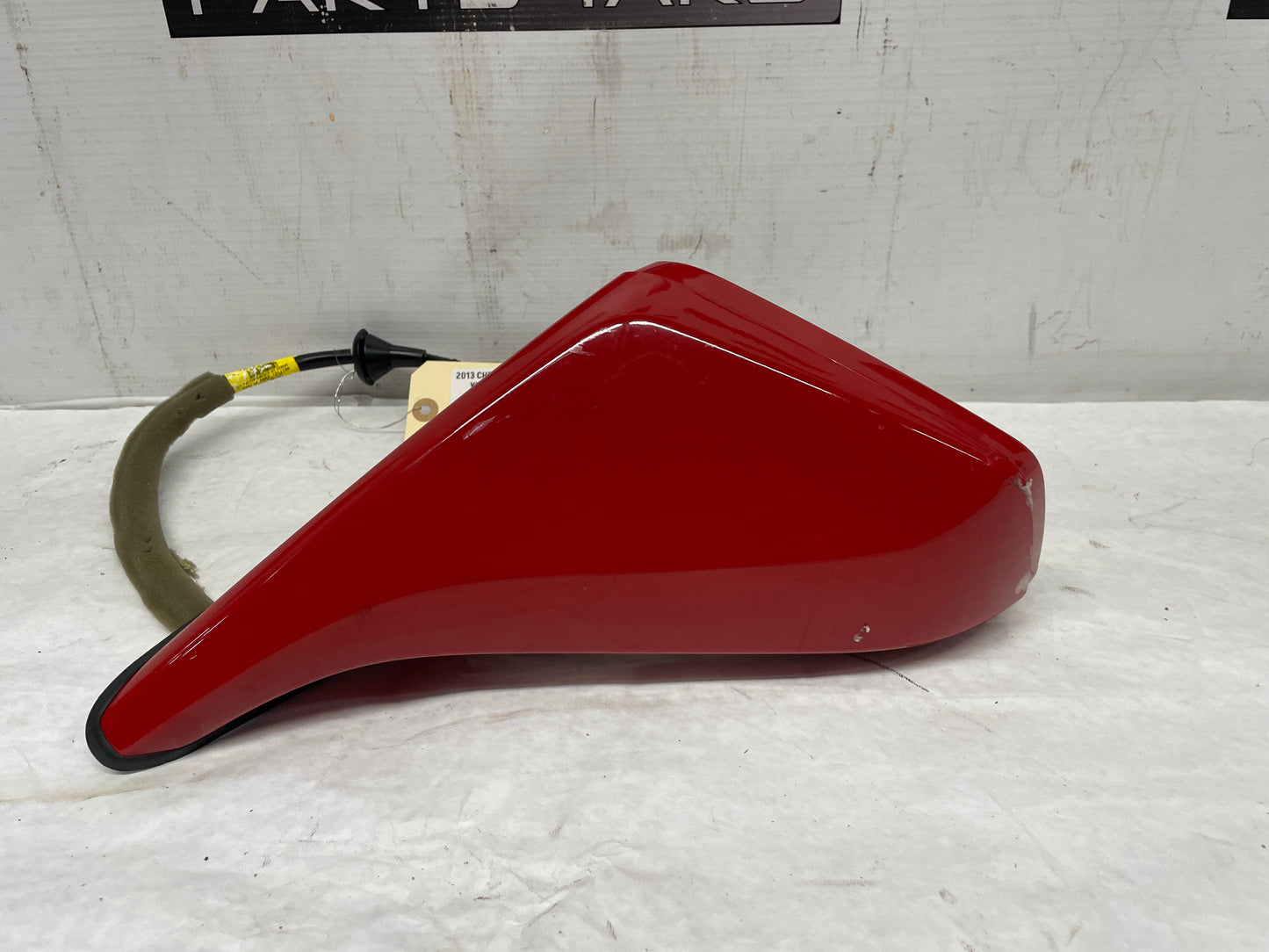 2013 Chevy Camaro ZL1 LH Driver Exterior Mirror Red OEM - Day's Parts Yard