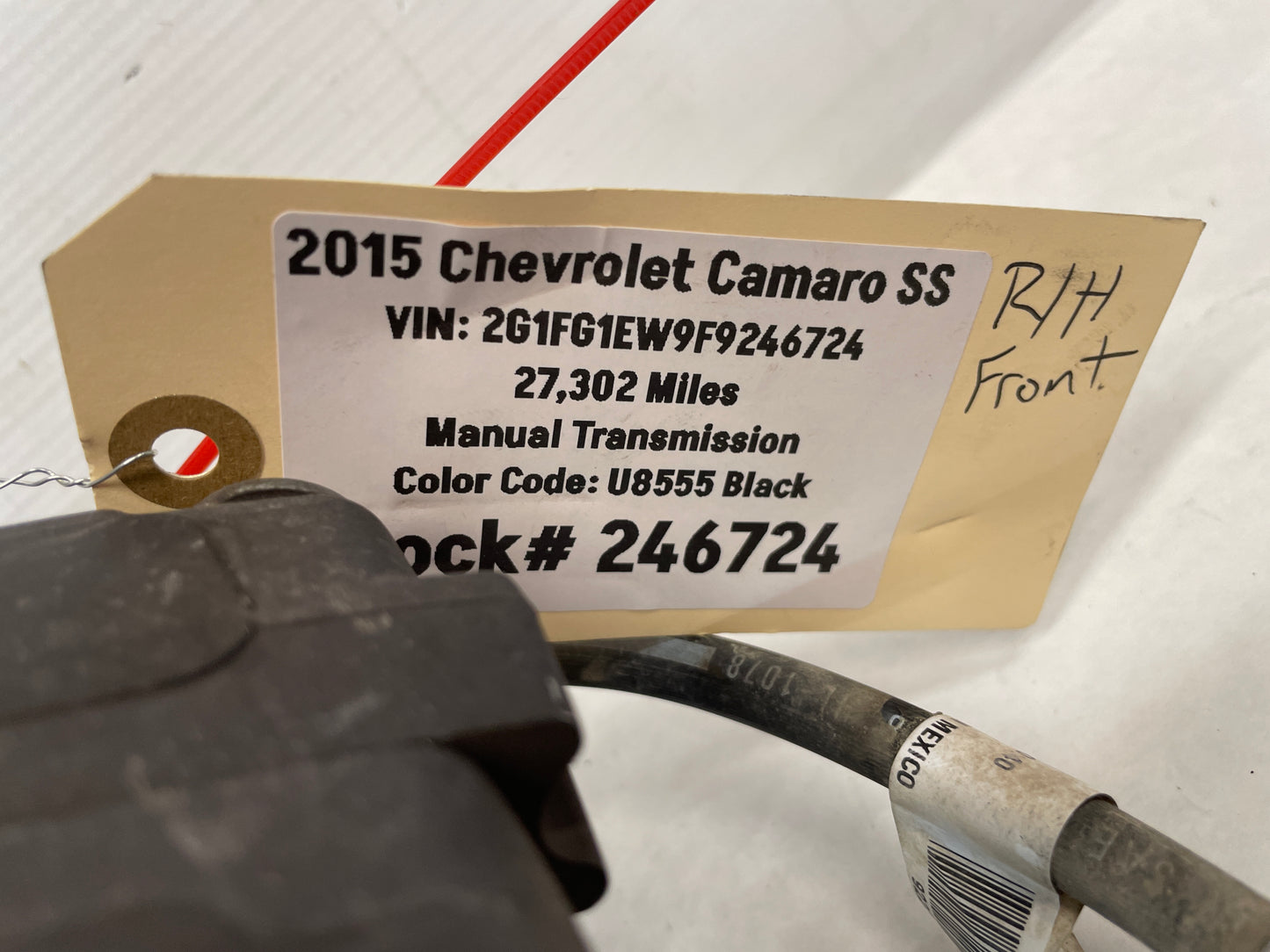 2015 Chevy Camaro SS RH Passenger Front Brembo Brake Caliper OEM