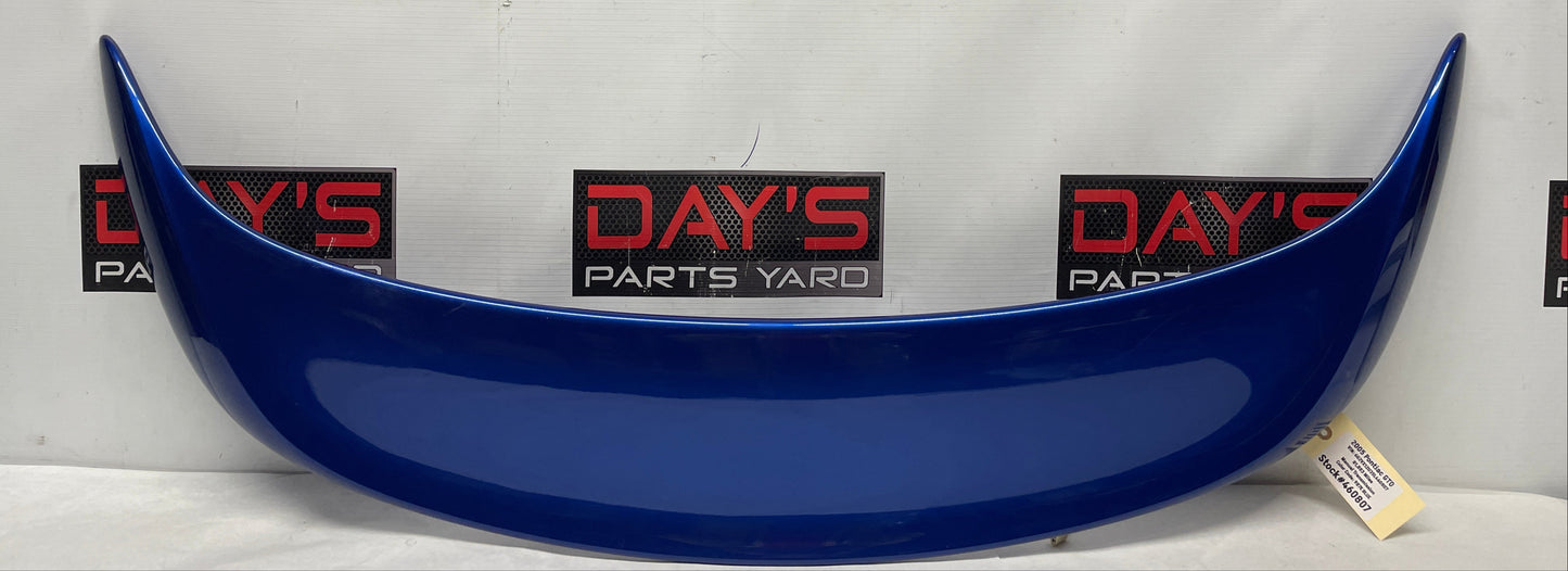 2005 Pontiac GTO Trunk Deck Lid Spoiler Wing w/ Light Blue OEM - Day's Parts Yard