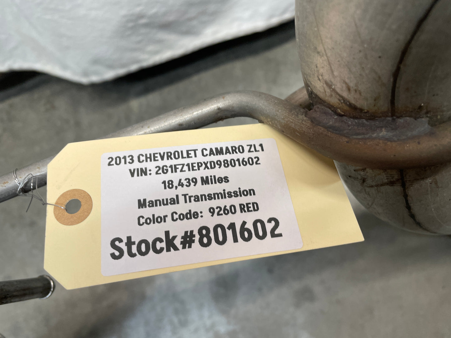 2013 Chevy Camaro ZL1 Factory OEM Exhaust NPP Bi Mode Muffler Pipe Assembly - Day's Parts Yard