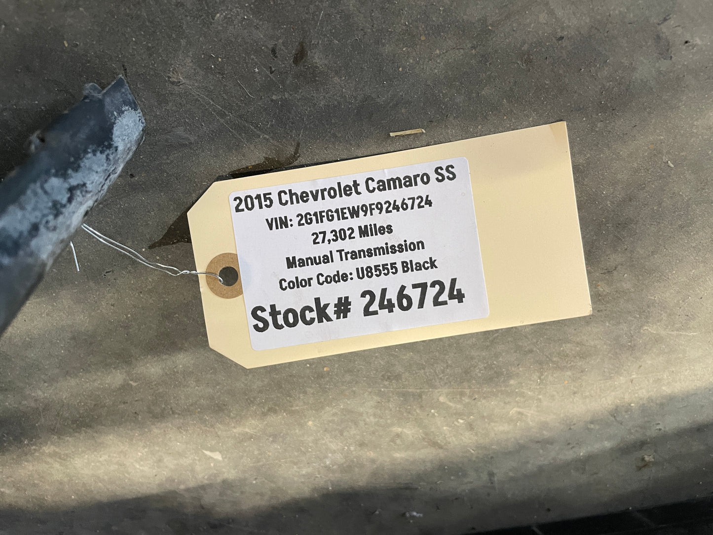 2015 Chevy Camaro SS Front Suspension Cradle Crossmember K Member Frame OEM