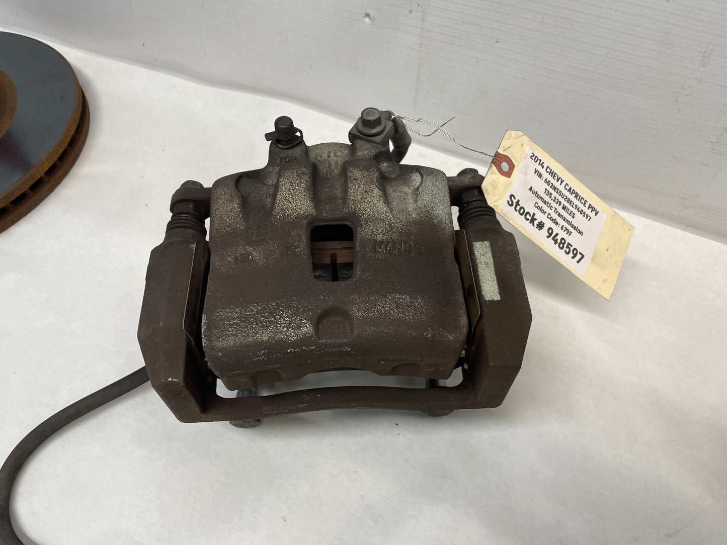 2014 Chevy Caprice PPV Brake Calipers & Rotors Front & Rear OEM - Day's Parts Yard