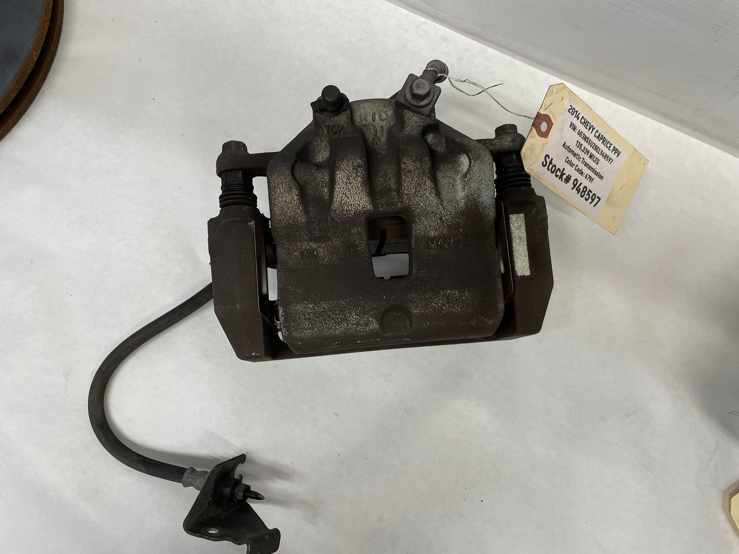 2014 Chevy Caprice PPV Brake Calipers & Rotors Front & Rear OEM - Day's Parts Yard