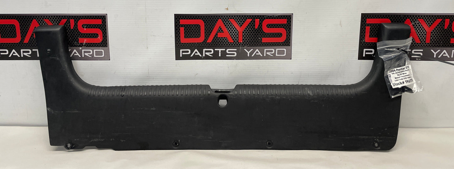 2004 Pontiac GTO Trunk Wall Plastic Cover Trim Panel OEM - Day's Parts Yard
