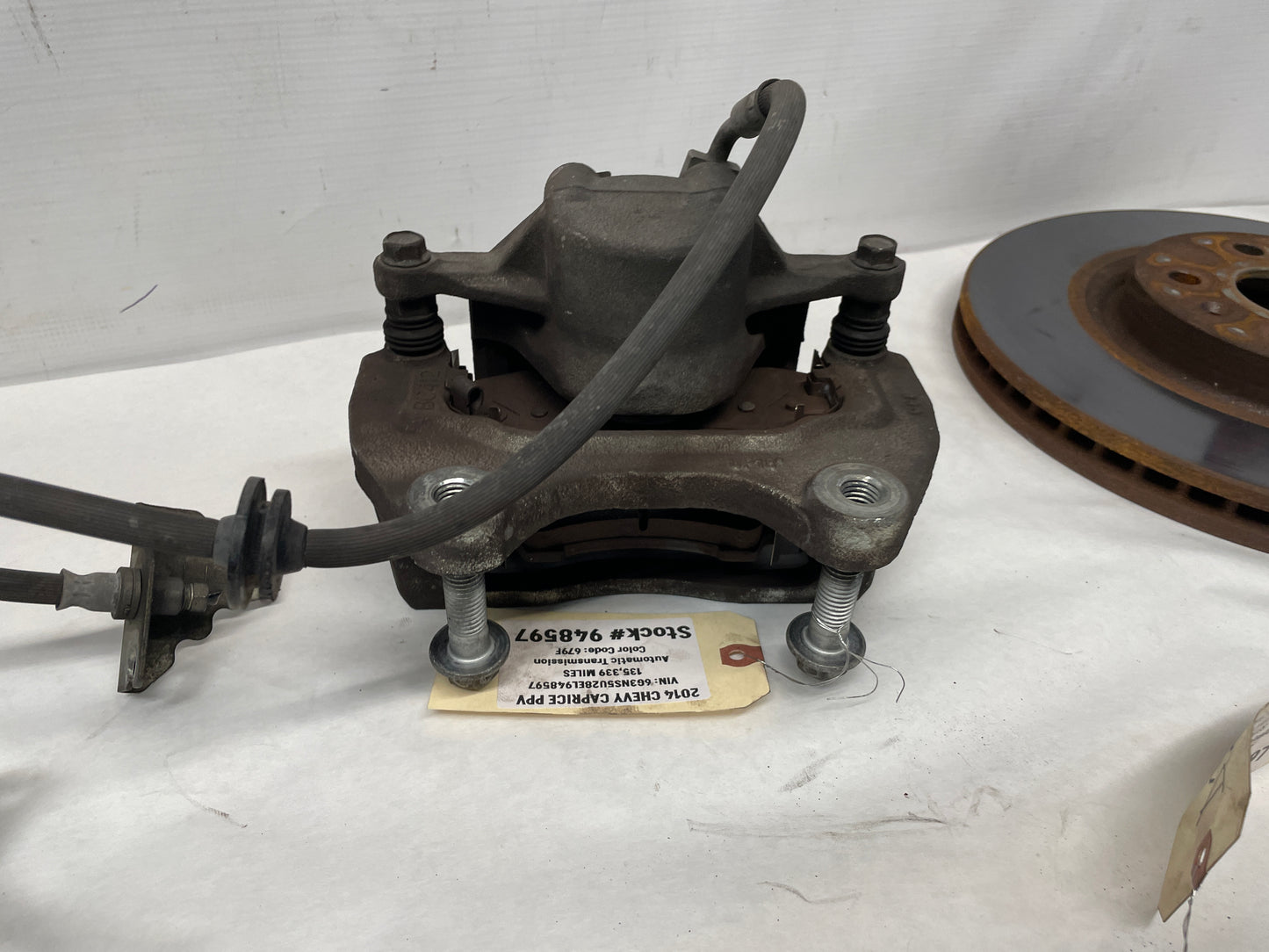 2014 Chevy Caprice PPV Brake Calipers & Rotors Front & Rear OEM - Day's Parts Yard