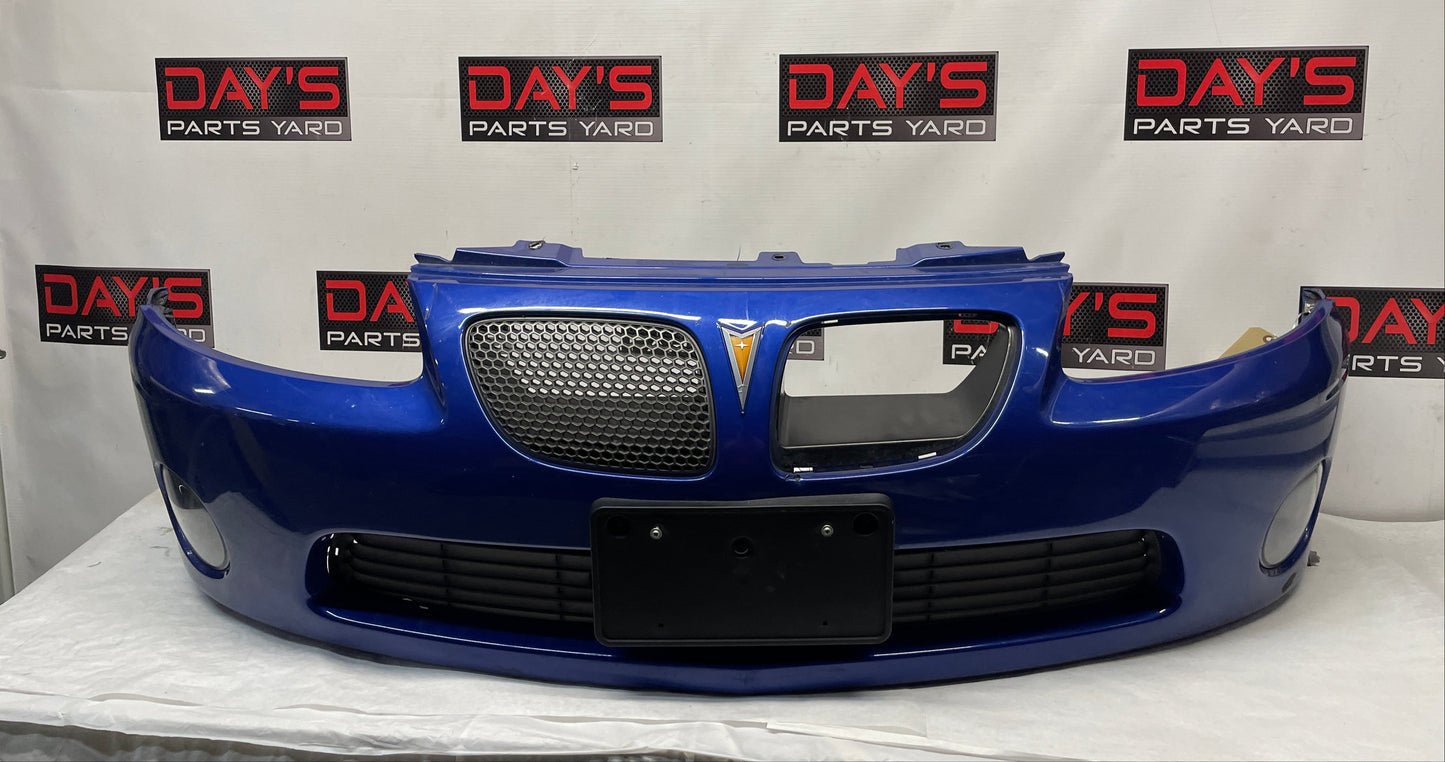 2005 Pontiac GTO Front Bumper Cover Fascia Grilles Blue OEM