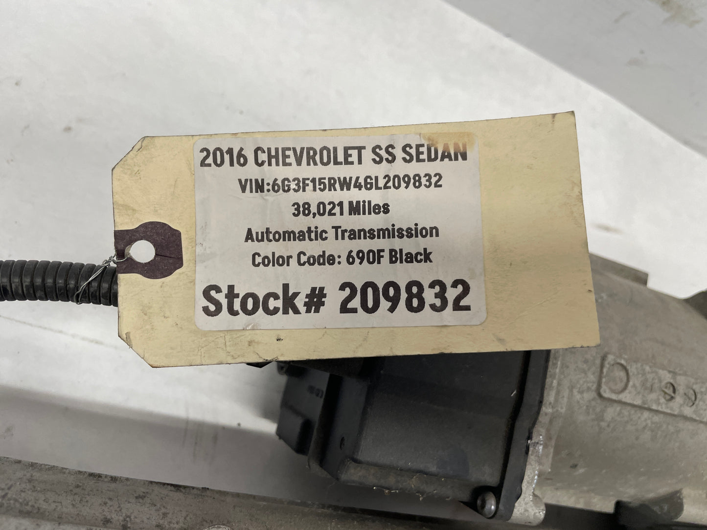 2016 Chevrolet SS Sedan Steering Rack and Pinion