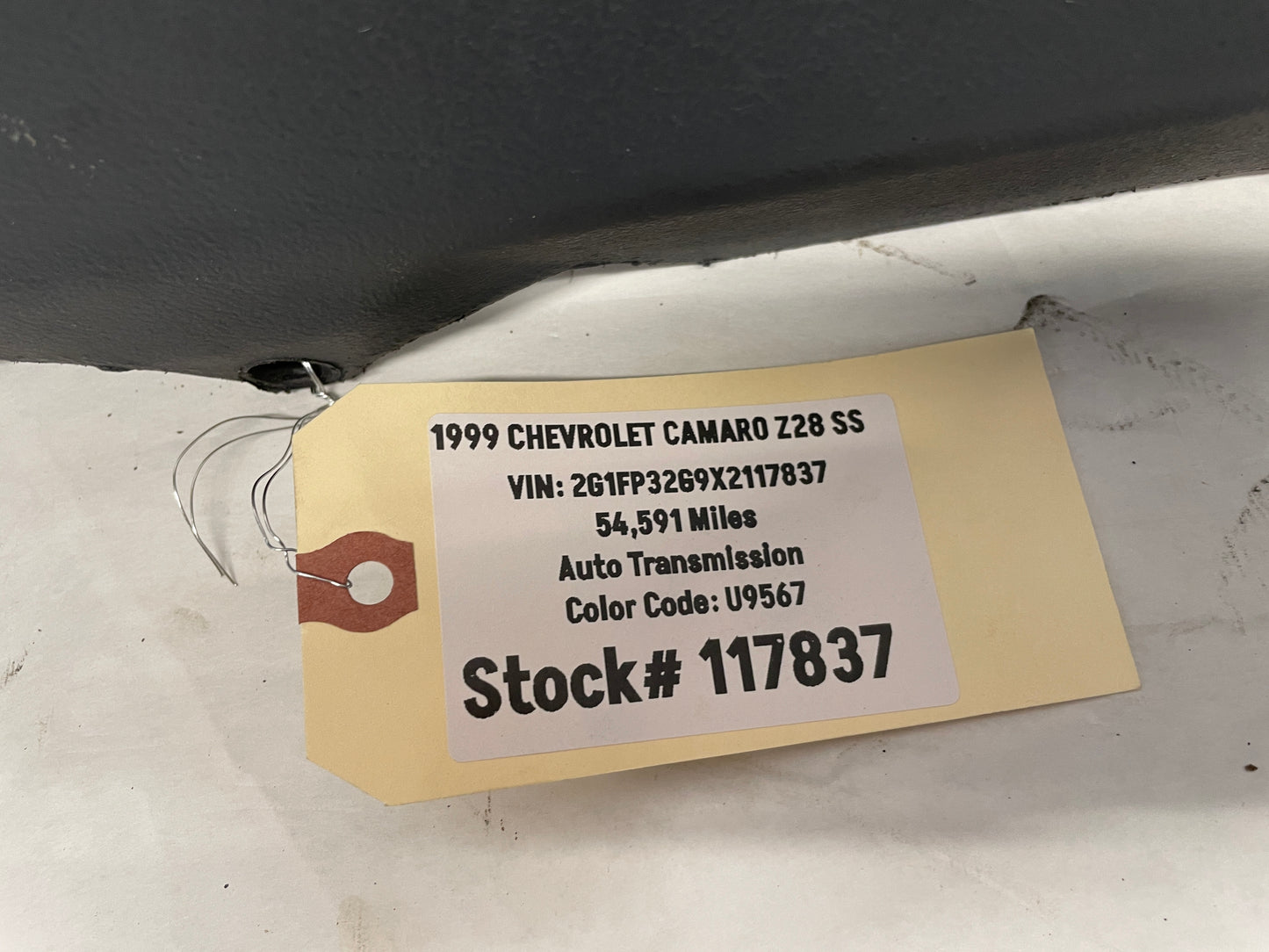 1999 Chevy Camaro Z28 SS Knee Bolster Dash Trim Molding Graphite Grey Gray OEM - Day's Parts Yard