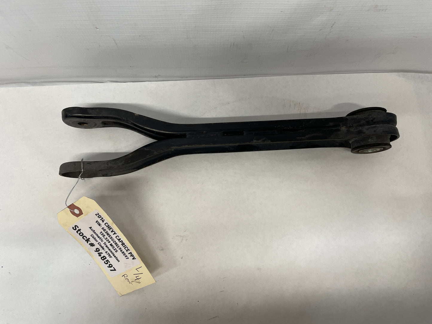 2014 Chevy Caprice PPV LH Driver Rear Suspension Trailing Control Arm Link OEM - Day's Parts Yard