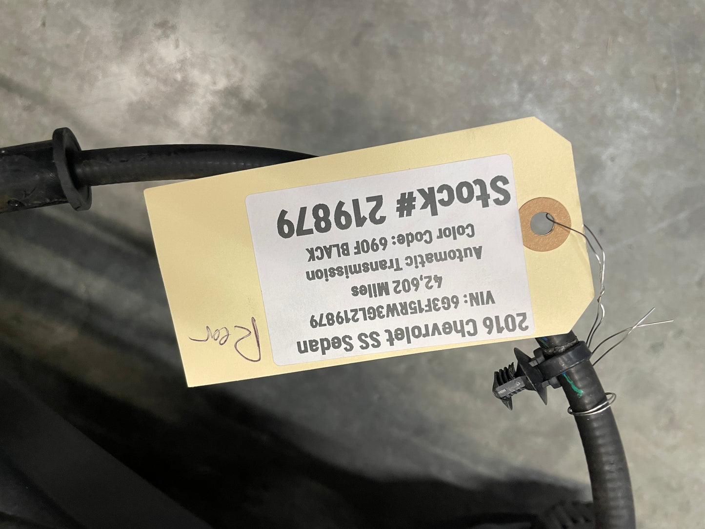 2016 Chevy SS Sedan Rear Suspension Differential Cradle Subframe K Member OEM - Day's Parts Yard