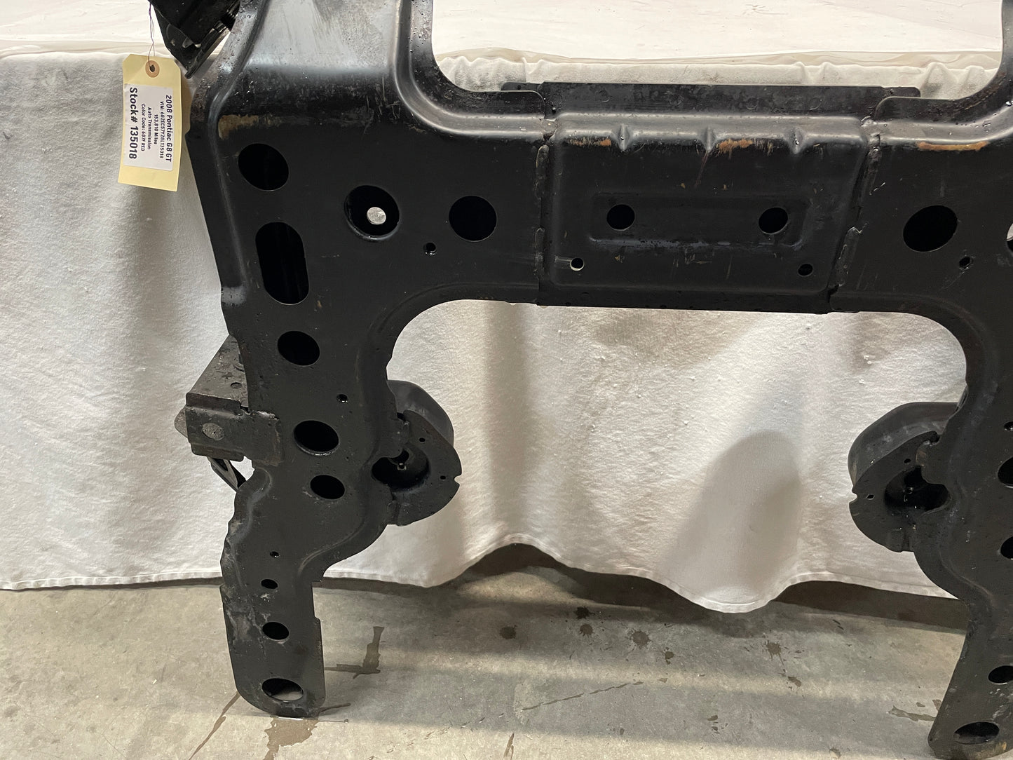 2008 Pontiac G8 GT Front Suspension Engine Cradle Cross K Member Sub Frame OEM - Day's Parts Yard