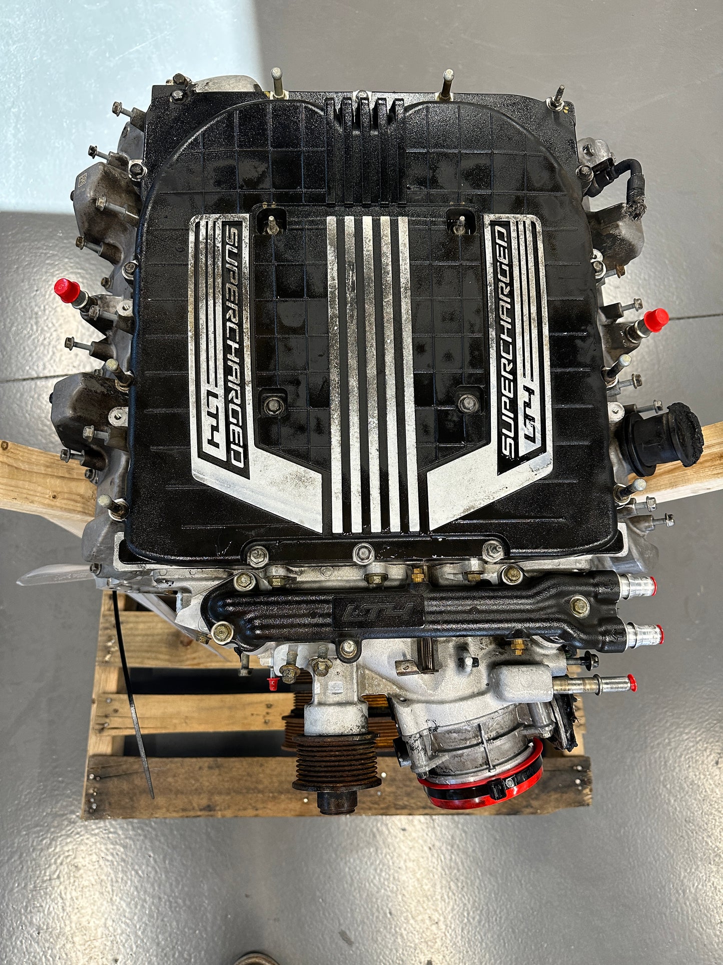 6.2L LT4 Factory Supercharged Engine Drivetrain Pullout 640HP Wet Sump