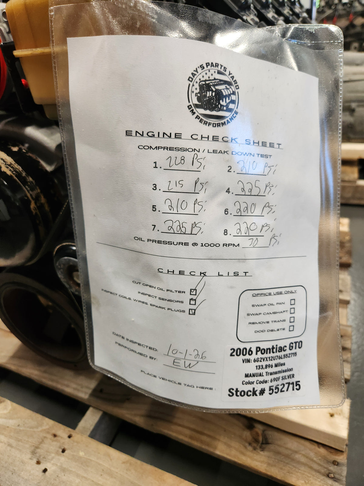 6.0 LS2 Engine Motor Drivetrain Pullout Swap 400HP