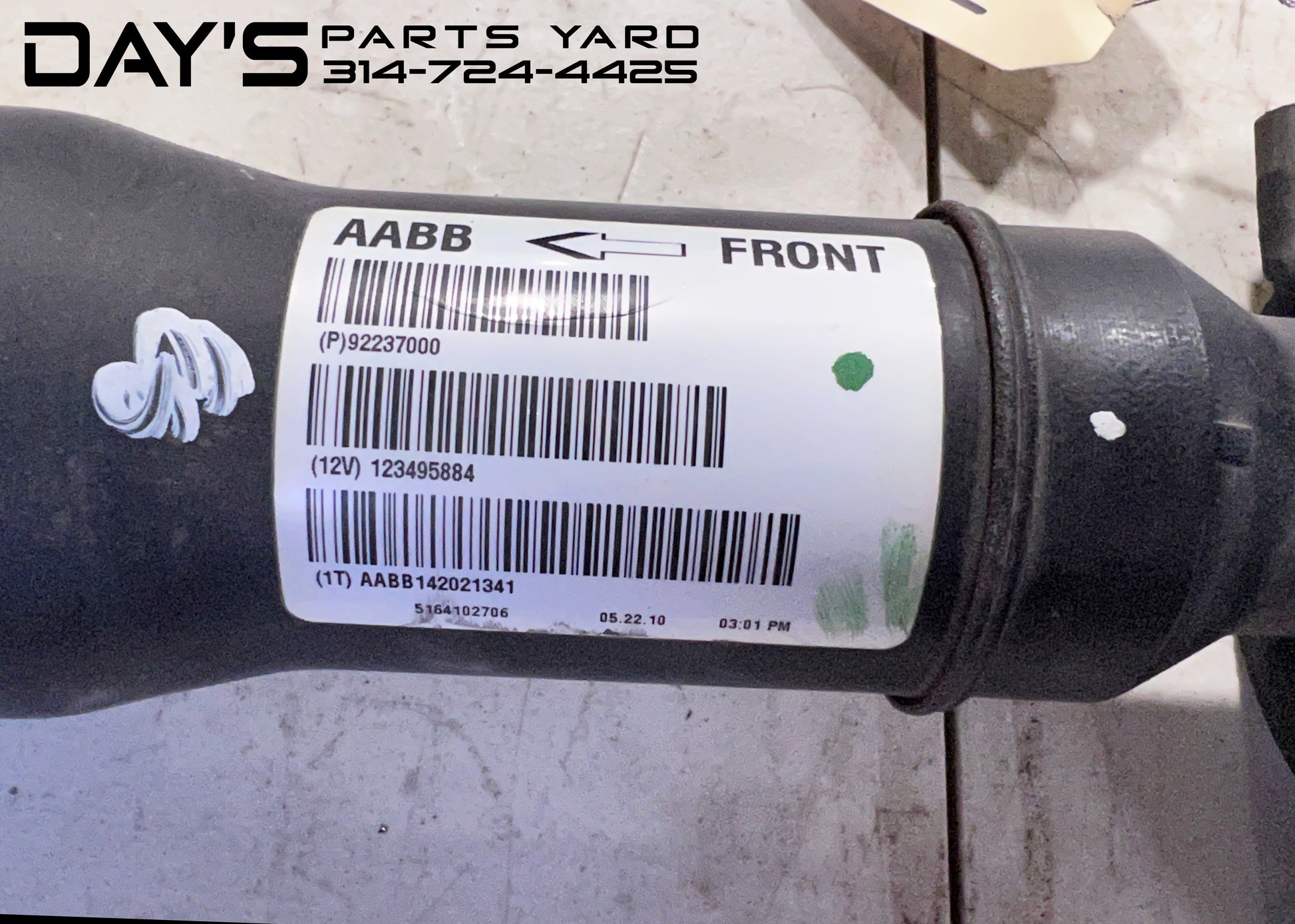 2010 Chevy Camaro SS Driveshaft Drive Shaft Line OEM - Day's Parts Yard