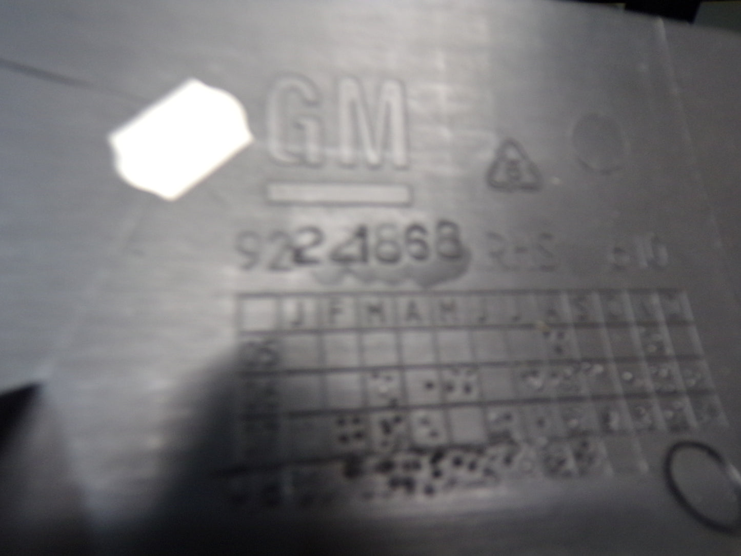 2008-2009 Pontiac G8 Dash End Cap Trim Vent RH 92221868 OEM - Day's Parts Yard