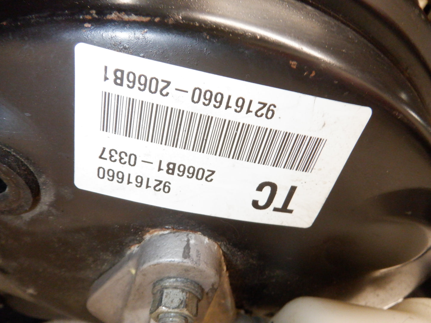 2006 Pontiac GTO Brake Master Cylinder and Reservoir 92161660 92121736 OEM - Day's Parts Yard