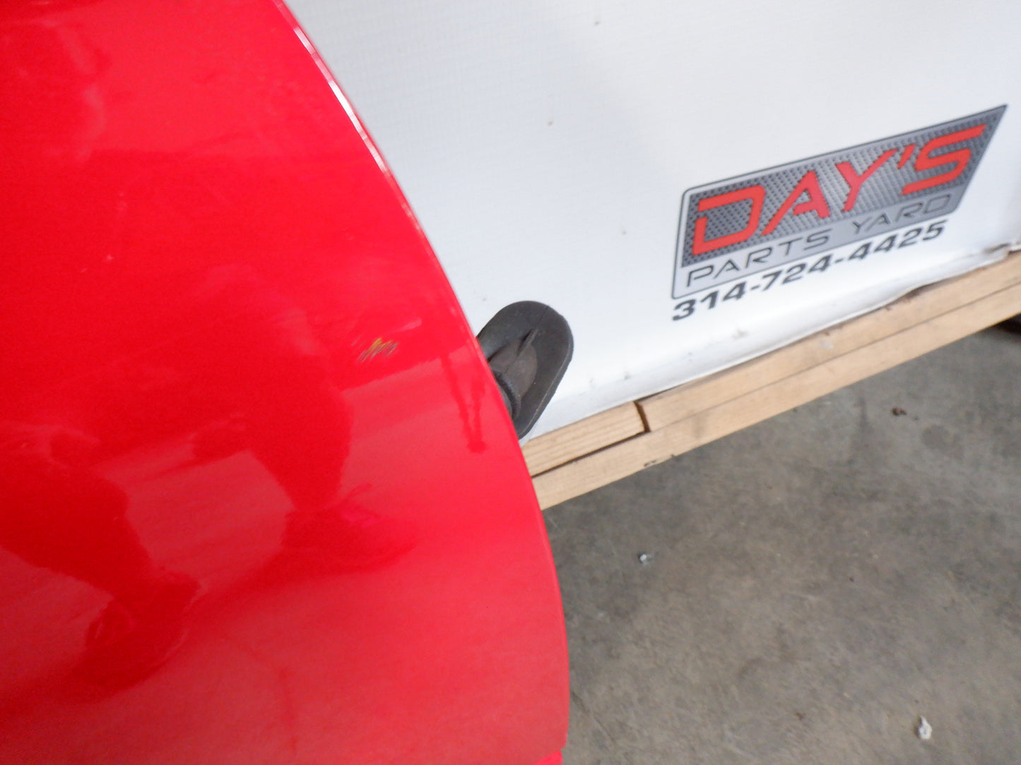 2005 Pontiac GTO RH Passenger Front Door with Window Glass Red OEM - Day's Parts Yard