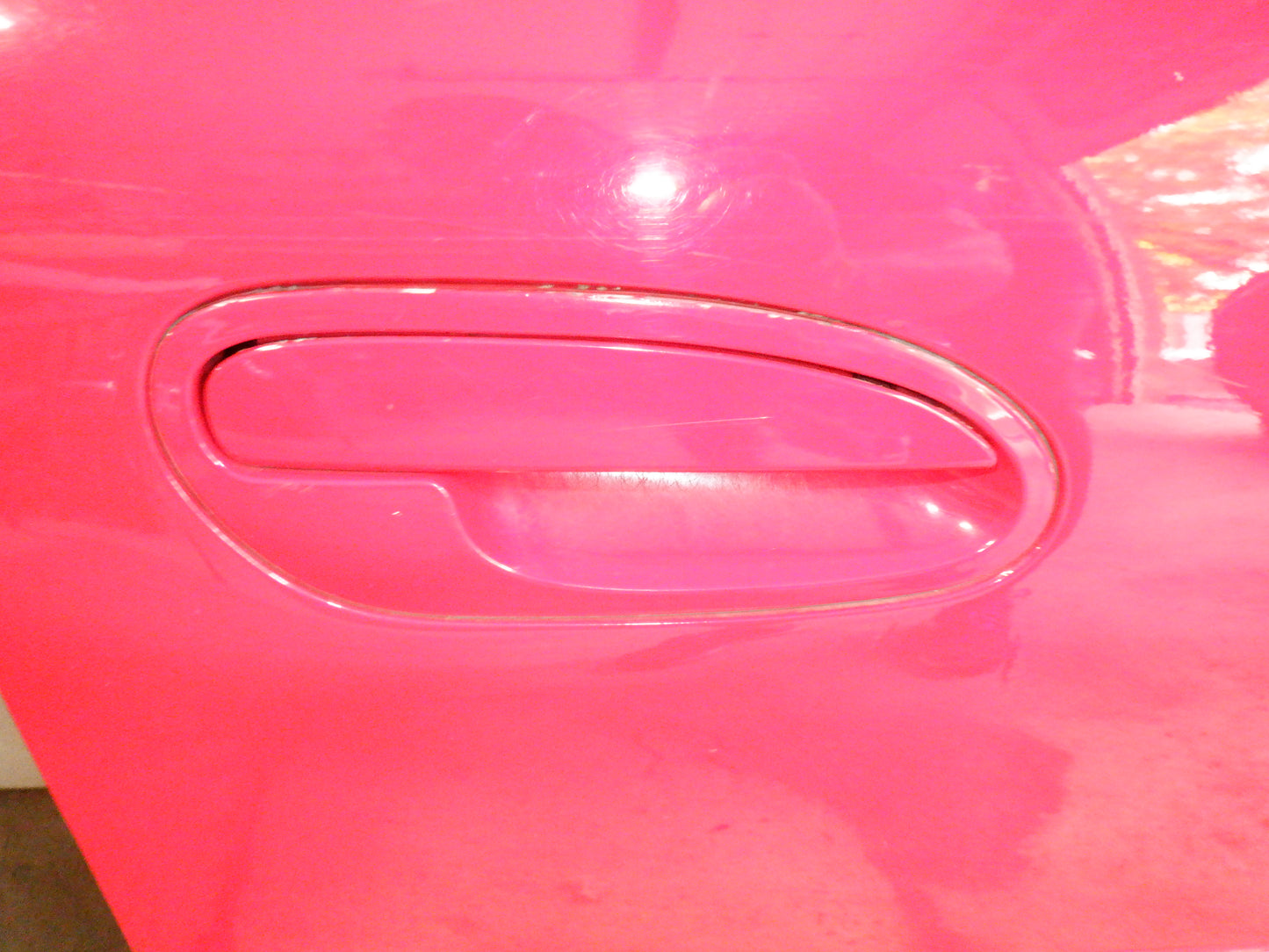 2005 Pontiac GTO RH Passenger Front Door with Window Glass Red OEM - Day's Parts Yard