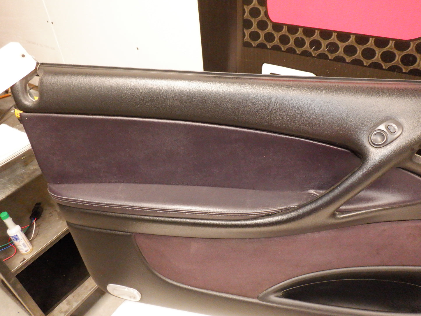2004 Pontiac GTO 8PC Set Front Door Panels, Rear Door Panels, Glove Box, Knee Booster, Side Console PC Purple OEM - Day's Parts Yard
