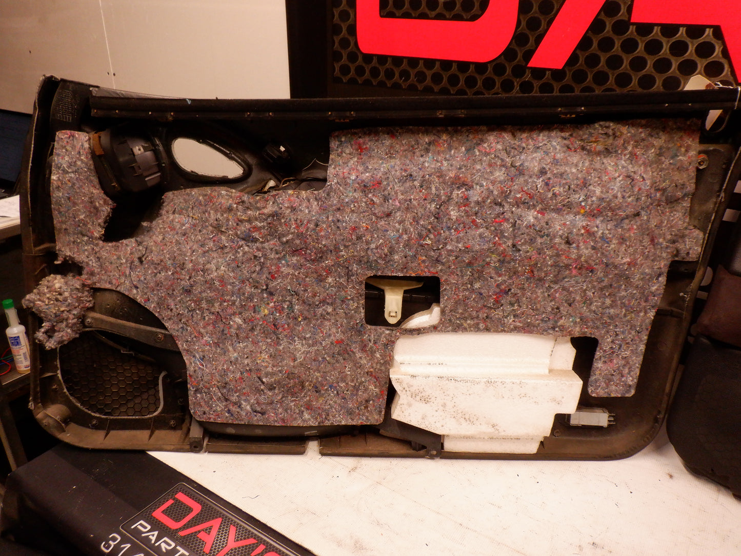 2004 Pontiac GTO 8PC Set Front Door Panels, Rear Door Panels, Glove Box, Knee Booster, Side Console PC Purple OEM - Day's Parts Yard
