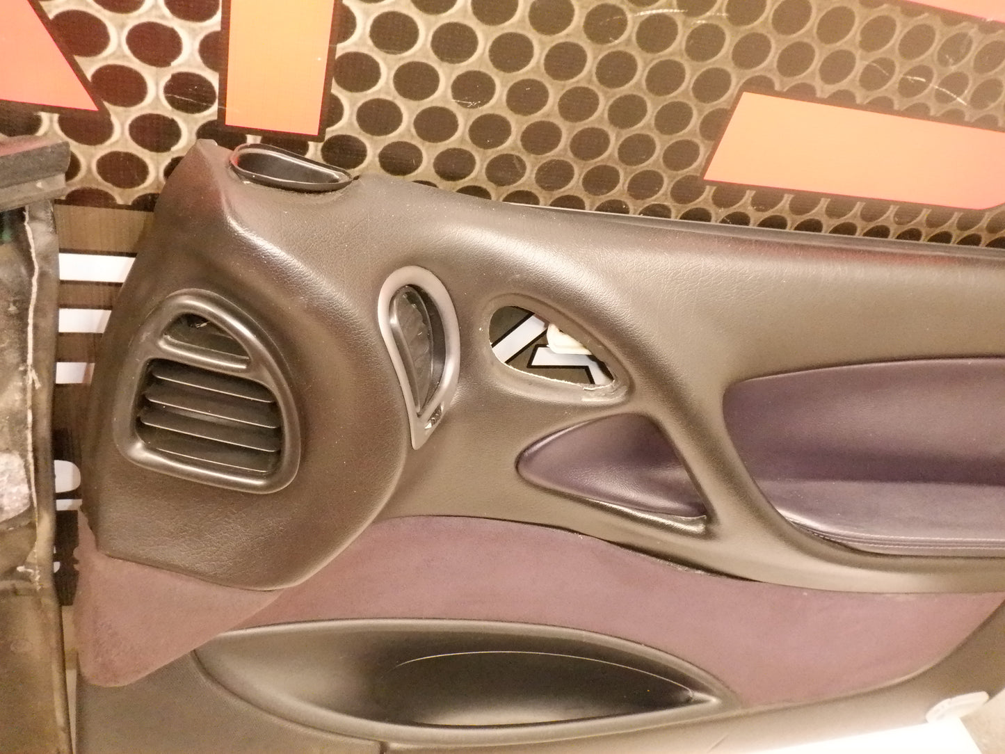 2004 Pontiac GTO 8PC Set Front Door Panels, Rear Door Panels, Glove Box, Knee Booster, Side Console PC Purple OEM - Day's Parts Yard