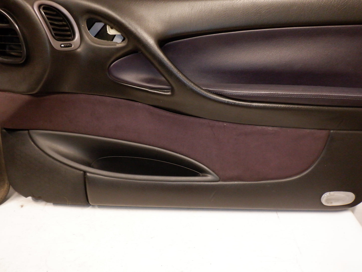 2004 Pontiac GTO 8PC Set Front Door Panels, Rear Door Panels, Glove Box, Knee Booster, Side Console PC Purple OEM - Day's Parts Yard