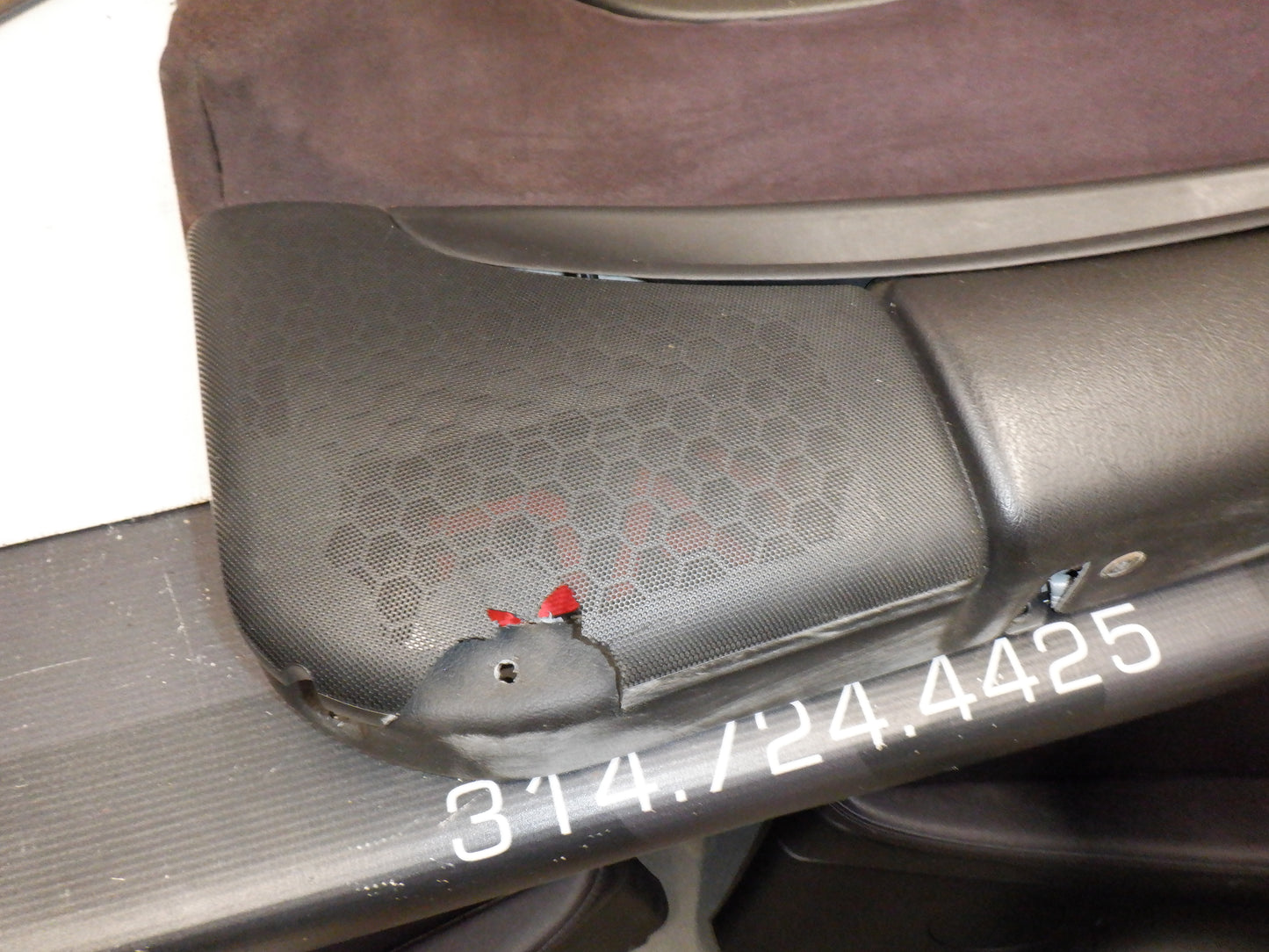 2004 Pontiac GTO 8PC Set Front Door Panels, Rear Door Panels, Glove Box, Knee Booster, Side Console PC Purple OEM - Day's Parts Yard