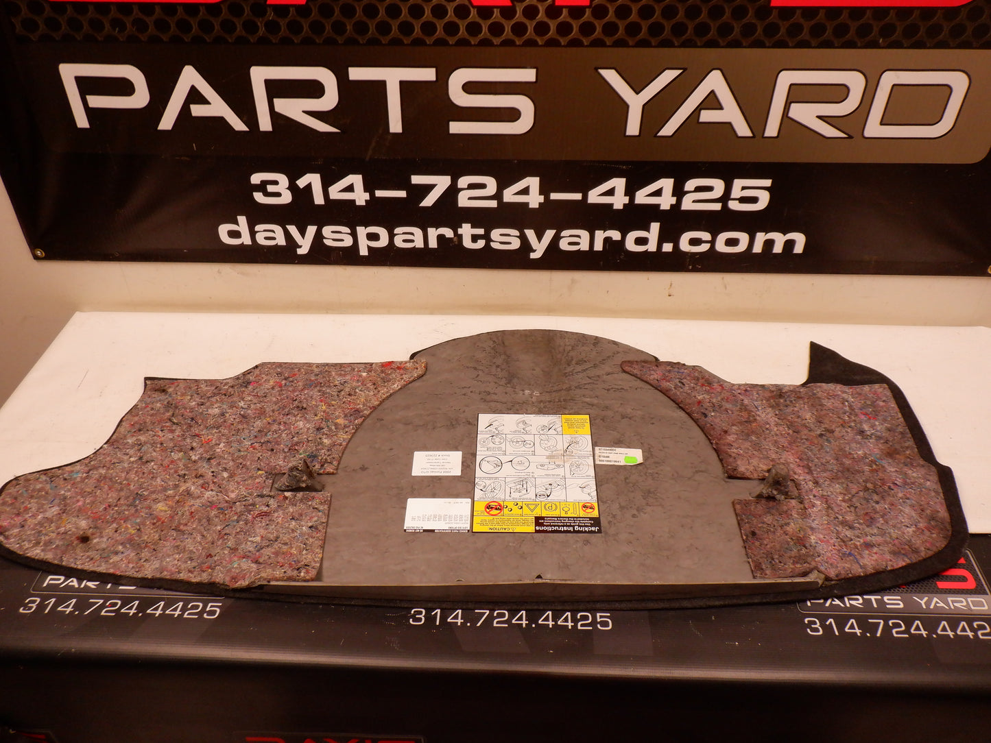 2004 Pontiac GTO Spare Tire Wheel Cover Carpet Liner 92155400 OEM - Day's Parts Yard