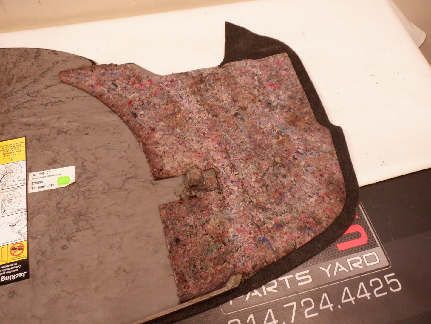 2004 Pontiac GTO Spare Tire Wheel Cover Carpet Liner 92155400 OEM - Day's Parts Yard