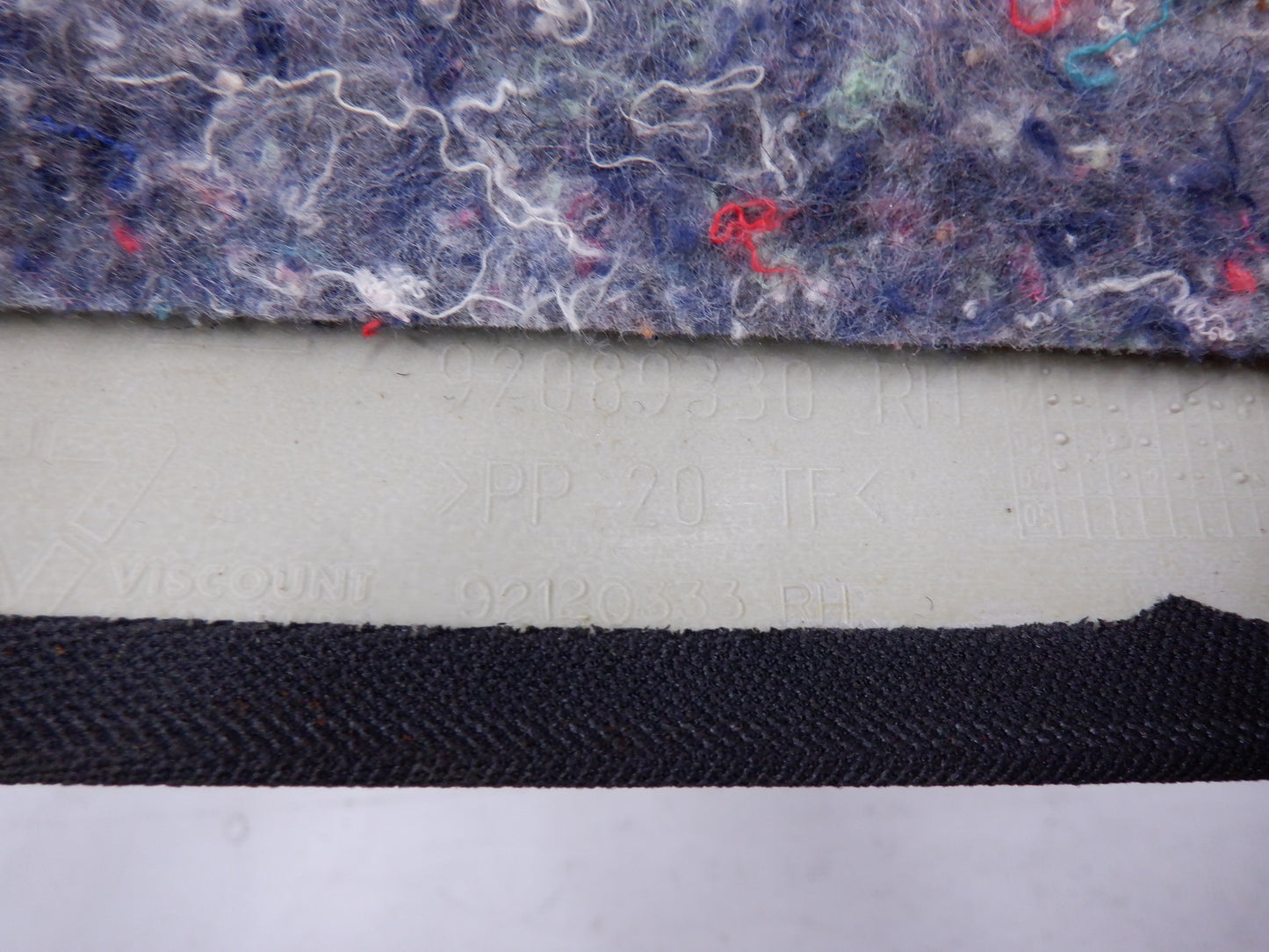 2005 Pontiac GTO Rear Pillar Trim RH Seat Belt Cover 92089330 OEM - Day's Parts Yard