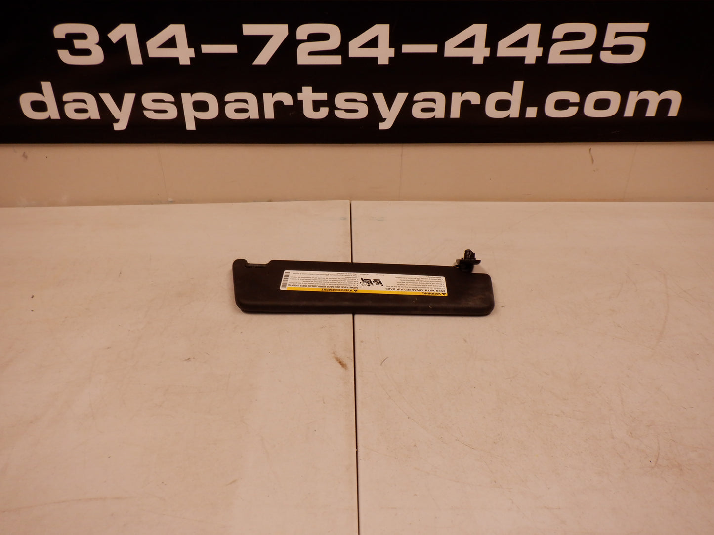 2010-2014 Chevy Camaro LH Sun Visor OEM - Day's Parts Yard