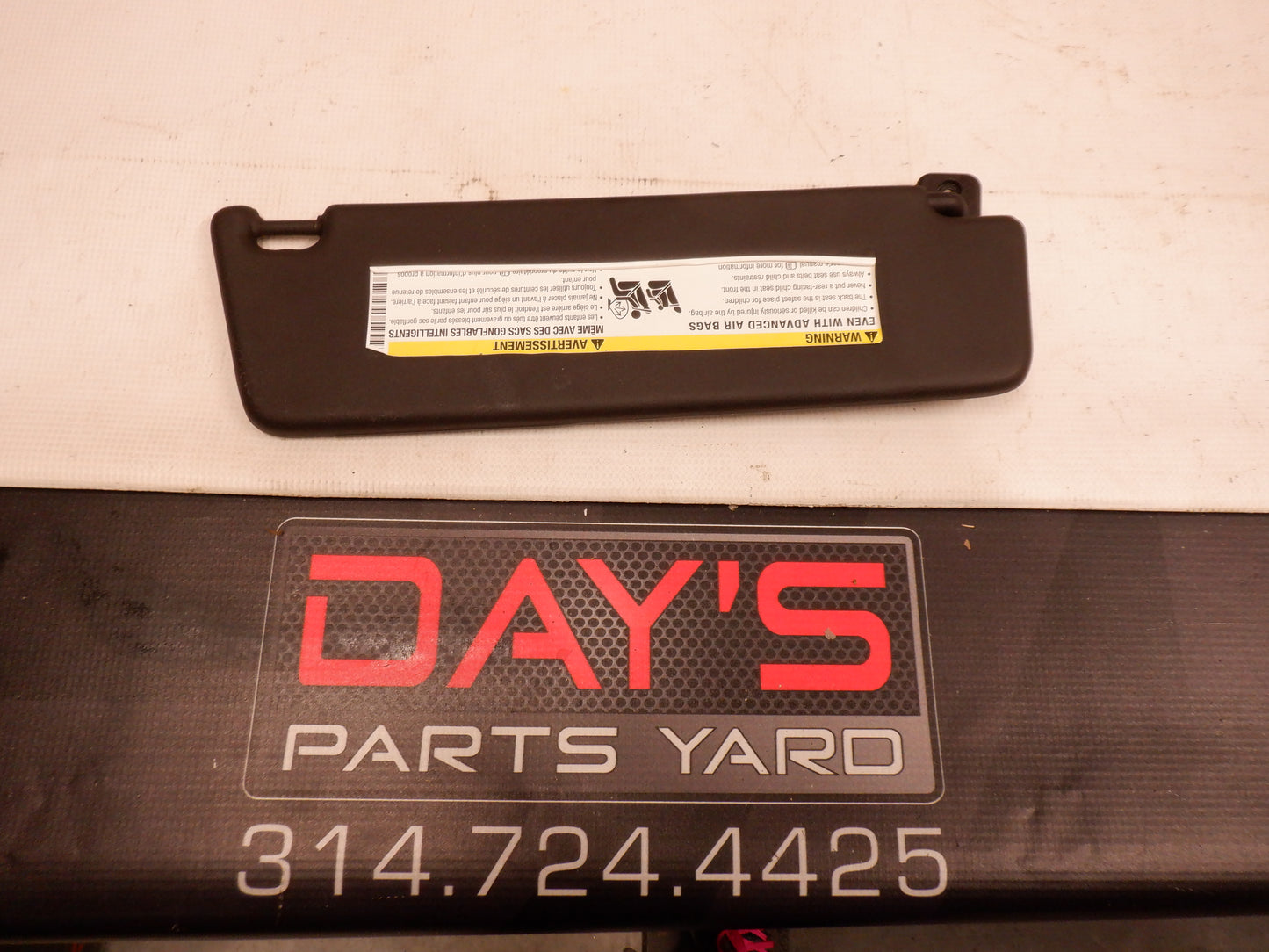 2010 Chevy Camaro LH Sun Visor OEM - Day's Parts Yard