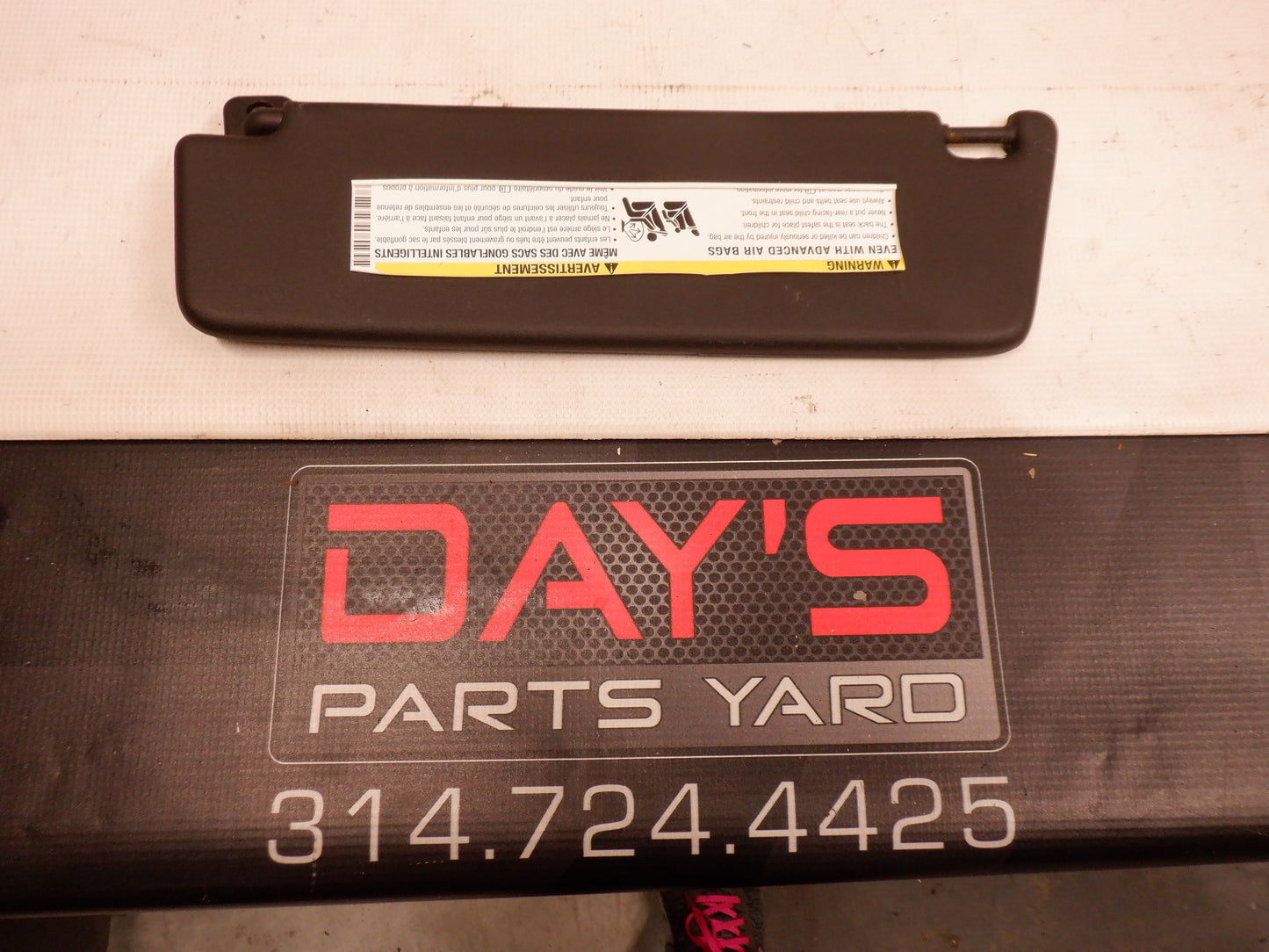 2010 Chevy Camaro RH Sun Visor OEM - Day's Parts Yard