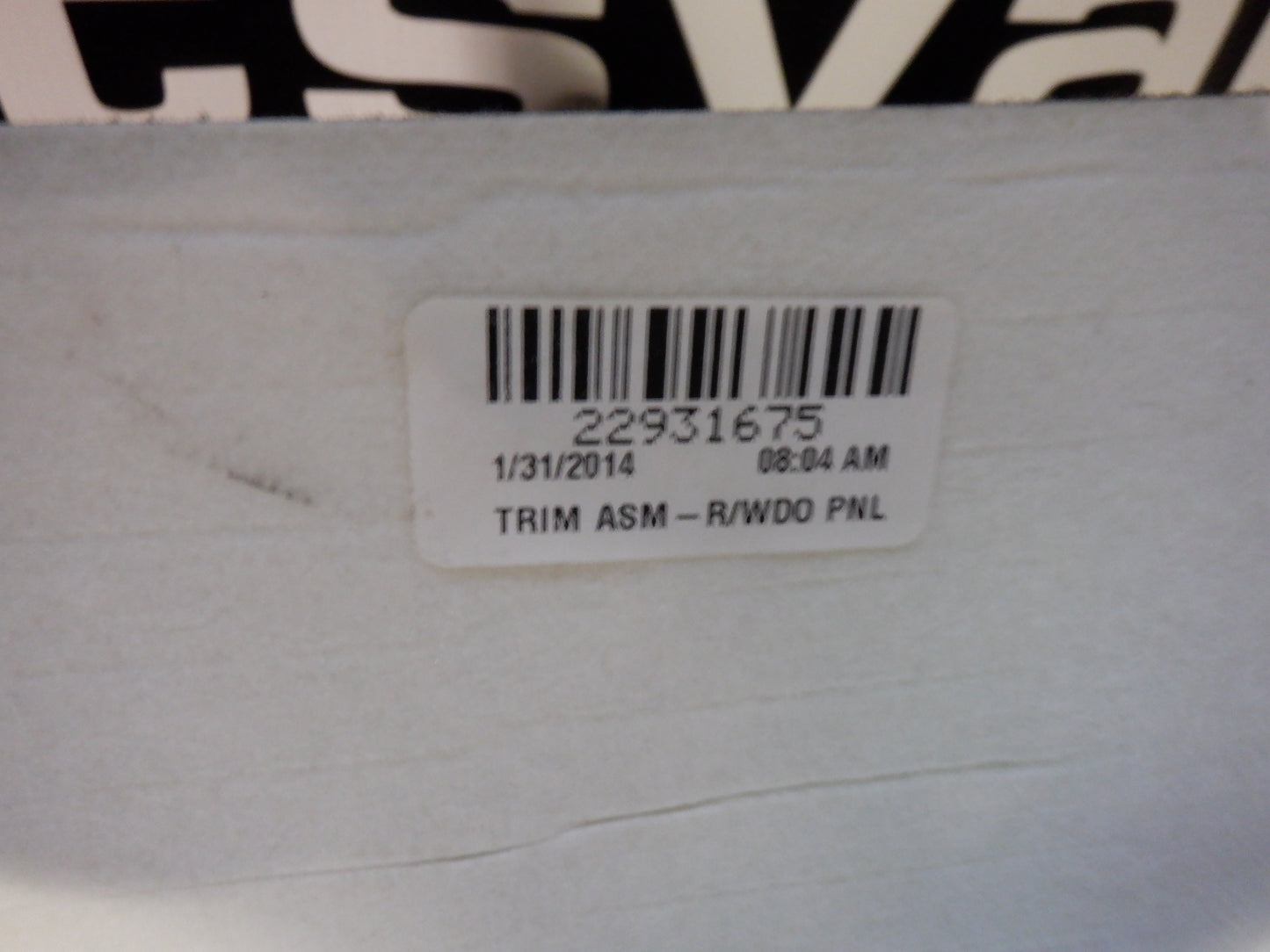 2014 Cadillac CTS-V Coupe Package Tray 22931675 OEM - Day's Parts Yard