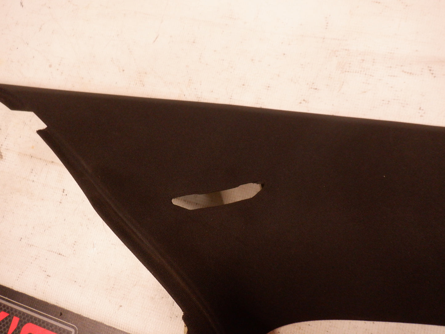 2006 Pontiac GTO LH Drivers Rear Pillar Trim Seat Belt Cover 92089331 OEM - Day's Parts Yard
