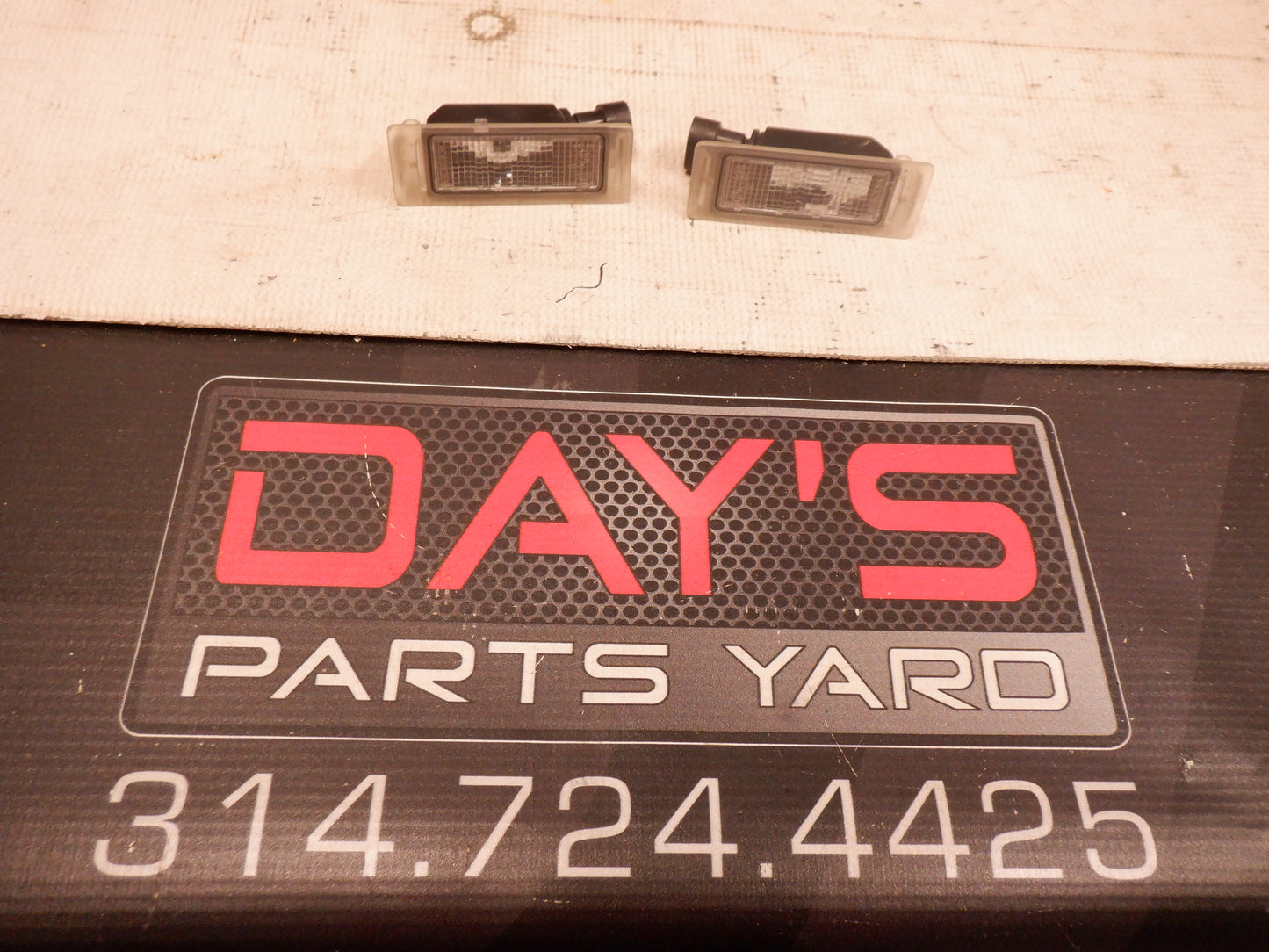 2014 Chevy SS Sedan License Plate Tag Lights OEM - Day's Parts Yard