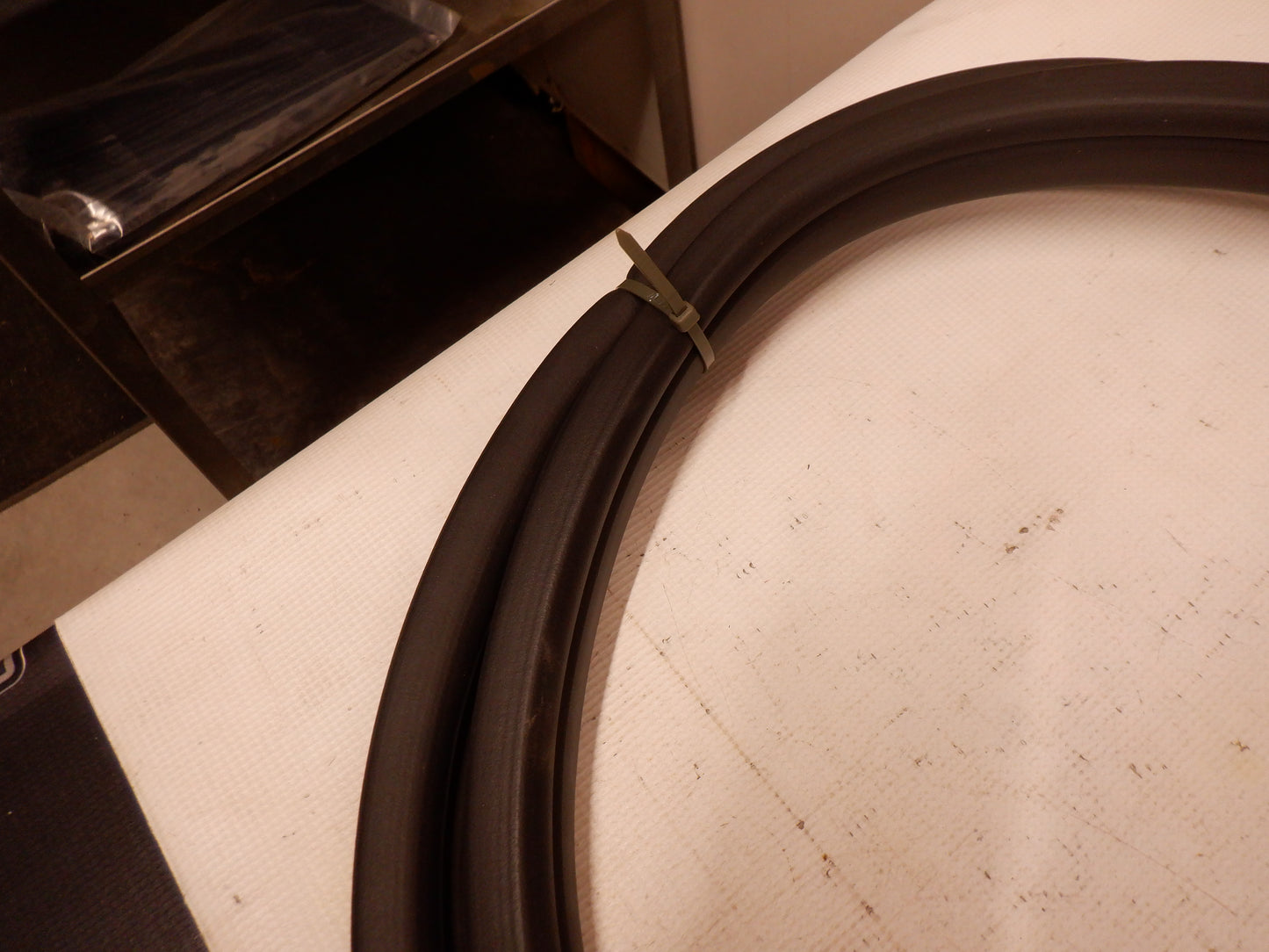 2015 Chevy SS Sedan LH Driver Rear Door Weather Strip Rubber Seal OEM - Day's Parts Yard