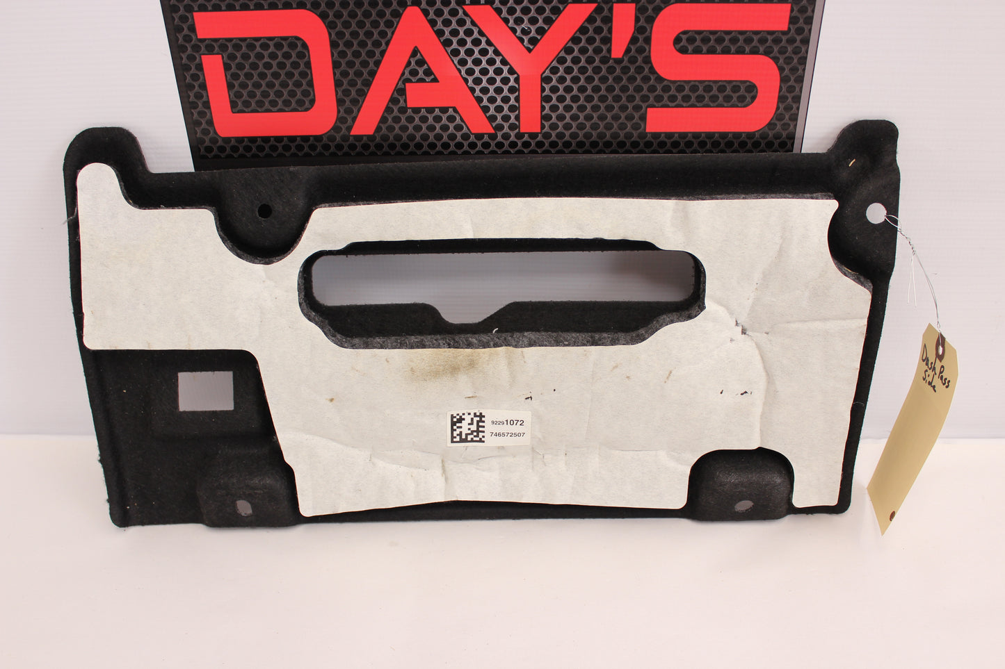 2014 Chevy SS Sedan Lower Dash Trim Insulator 92291072 OEM - Day's Parts Yard