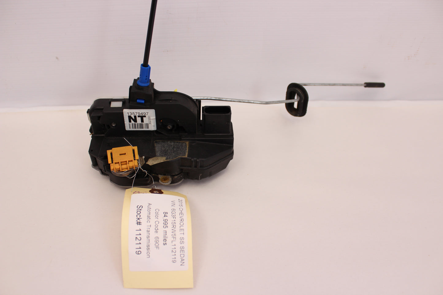 2015 Chevy SS Sedan Front LH Driver Door Lock Actuator 13579497 OEM - Day's Parts Yard